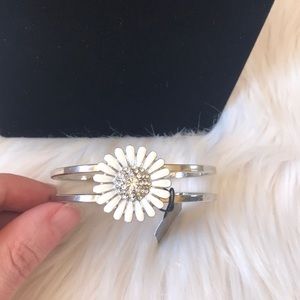 Cookie Lee Daisy Genuine Crystal & Enamel Bracelet